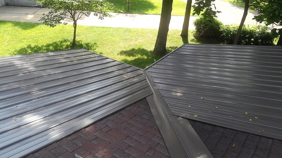 Metal roof